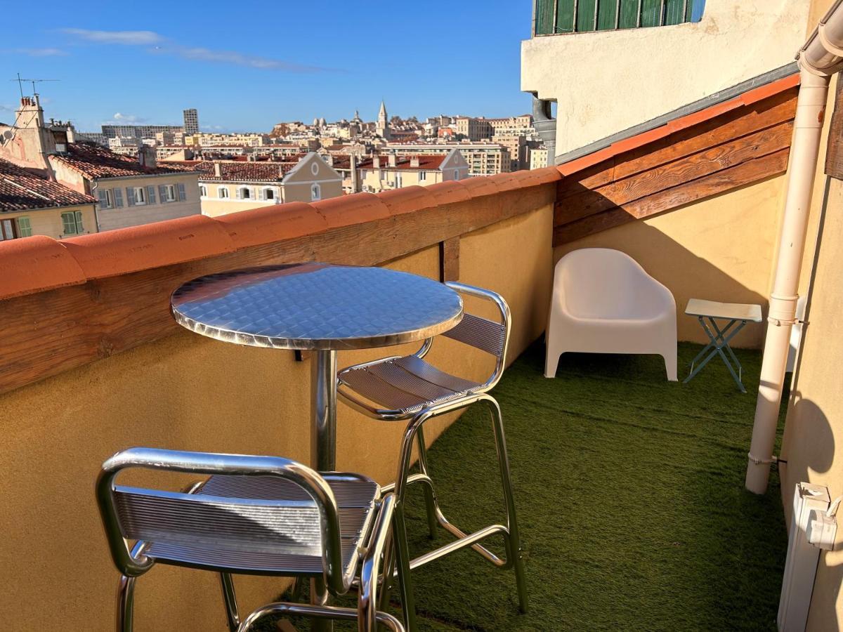 マルセイユLoft Moderne Vue Vieux Port Terrasse Rooftopアパートメント エクステリア 写真